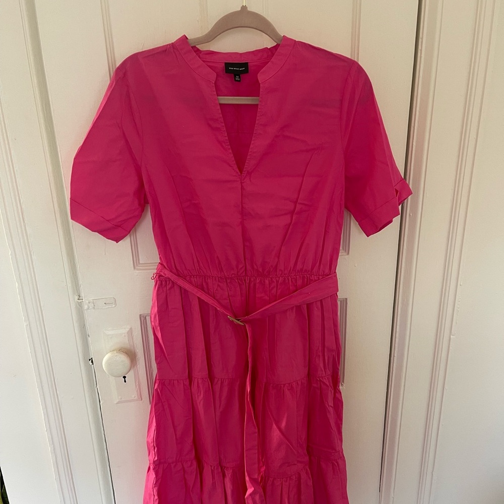 Who What Wear Pink Dress